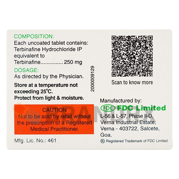 Fungotek 250 mg Pharmaceutical